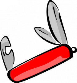 Swiss Army Knife In Color Clip Art at Clker.com - vector clip art ...