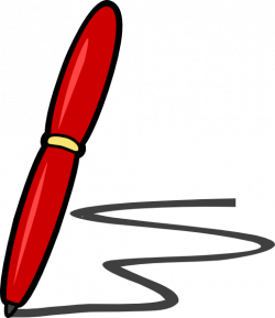 Red Signature Clip Art at Clker.com - vector clip art online ...