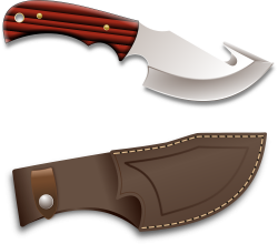 OnlineLabels Clip Art - Hunter Knife