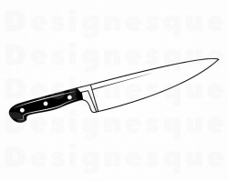 Knife #4 Svg, Knife SVG, Kitchen Knife Svg, Knife Clipart, Knife Files for  Cricut, Knife Cut Files For Silhouette, Dxf, Png, Eps, Vector