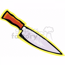 large kitchen knife clipart. Royalty-free clipart # 147992
