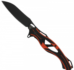 AR1890 Titanium Black & Orange G10 Handle Flipper Knife - LAGUIOLE ...