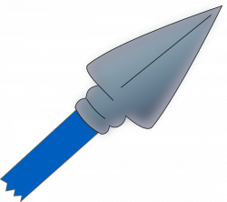 Blue Spear Clip Art at Clker.com - vector clip art online, royalty ...