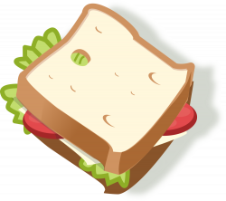 OnlineLabels Clip Art - Vegetarian Sandwich