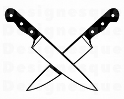 Knife Logo Svg, Knife SVG, Chef Svg, Cook Svg, Knife Clipart, Knife Files  for Cricut, Knife Cut Files For Silhouette, Dxf, Png, Eps, Vector