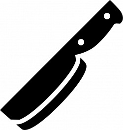 Butcher Knife Svg Png Icon Free Download (#443274) - OnlineWebFonts.COM