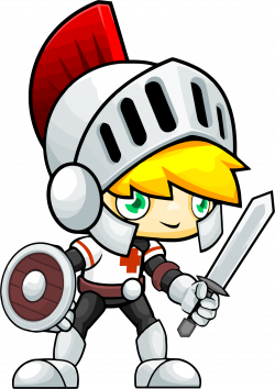 Clipart - Golden Haired Knight Kid