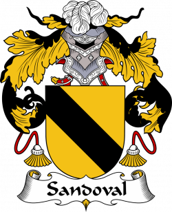 Sandoval Coat of Arms, Sandoval Family Crest, Sandoval escudo de ...