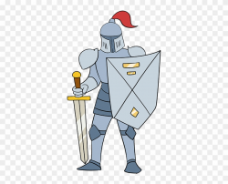 How To Draw Knight - Draw A Knight Step By Step Clipart ...