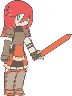 Redheaded female knight | OpenGameArt.org