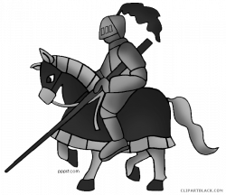 Knight On a Horse Clipart - ClipartBlack.com