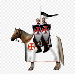 Two Mounted Knights - Templar Png Clipart (#1196013 ...