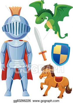 Vector Art - Little prince knight elements. Clipart Drawing ...