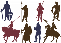 Knights Silhouette at GetDrawings.com | Free for personal use ...