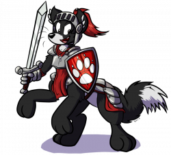 Red The WolfTaur Knight! by theredknight100 on DeviantArt