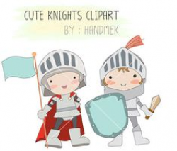 Cute knight cartoon holding sword Royalty Free Vector Image ...