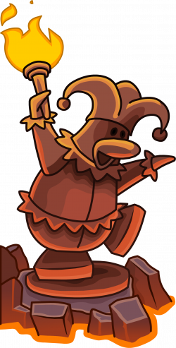 Image - Knight's Quest 2 jester statue.png | Club Penguin Wiki ...