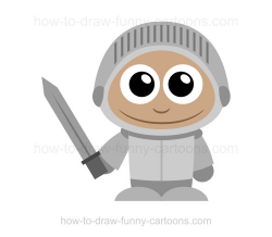 How to draw a knight