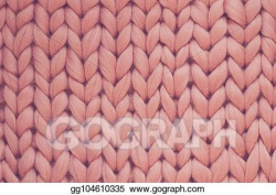 Clipart - Texture of pink knit blanket. large knitting ...