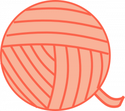 Peach Yarn Clip Art at Clker.com - vector clip art online, royalty ...