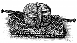 Yarn and Knitting Clip Art - Old Design Shop Blog