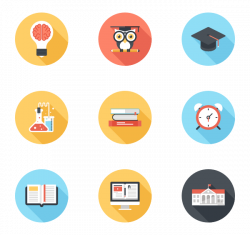 21 education and knowledge icon packs - Vector icon packs - SVG, PSD ...