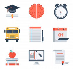 21 education and knowledge icon packs - Vector icon packs - SVG, PSD ...