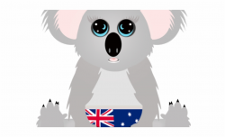 Koala Clipart Aussie Cartoon - Clip Art Library
