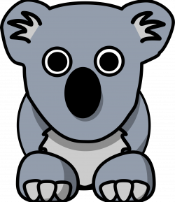 Clipart - Cartoon Koala