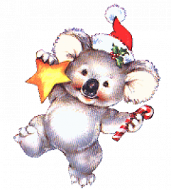 christmas koala | christmas | Christmas animals, Aussie ...