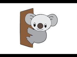 How to Draw a Cute Koala Bear Easy step by step / Как нарисовать коалу