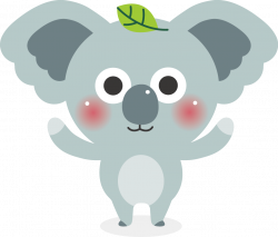 Koala Cartoon Elephant - Baby Elephant png download - 967 ...