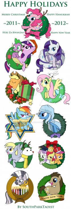 My Little Pony Christmas and Holiday Ornaments by SouthParkTaoist on ...