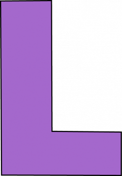 Purple Letter L Clip Art Clipart