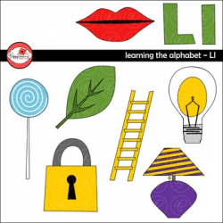 Learning the Alphabet - The Letter L Clipart by Poppydreamz