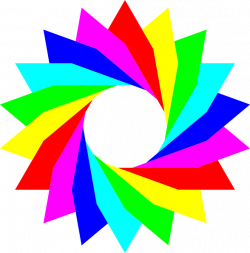 Triangular Circle Rainbow Clip Art at Clker.com - vector clip art ...