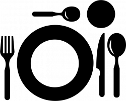 Restaurant Plate Top View Svg Png Icon Free Download (#58771 ...