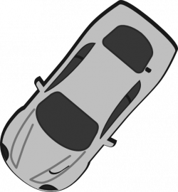 Gray Car - Top View - 230 Clip Art at Clker.com - vector clip art ...