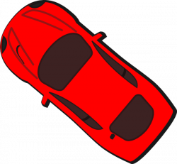 Red Car - Top View - 140 Clip Art at Clker.com - vector clip art ...