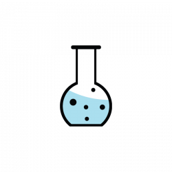 Chemical tube, science lab, flask, laboratory icon
