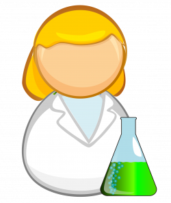 Clipart - Laboratory worker