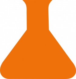 Orange Science Flask Clip Art at Clker.com - vector clip art online ...