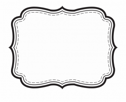 Labels Marcos Frame Ms - Labels Clipart Black And White ...