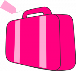 Pink Suitcase Clip Art at Clker.com - vector clip art online ...