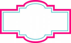 Box Label - Pink & Teal Clip Art at Clker.com - vector clip ...