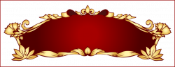 Fascinating Transparent Red Deco Banner Png Picture Labels Of Lion ...