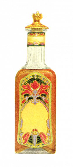 Antique Images: Free Vintage Perfume Bottle Label Artwork Download ...