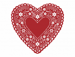 650 X 622 5 0 - Heart Shaped Valentine Lace Free PNG Images ...