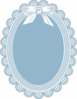 Download Computer file - Blue lace bow mirror 1014*1307 transprent ...