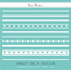 50% OFF SALE Lace Clipart, Border Clipart, Royalty Free ...